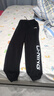 李寧兒童褲子2026春秋季男童運動(dòng)褲學(xué)生寬松長(cháng)褲青少年休閑衛褲束腳褲 黑色-logo印花【常規款】 170 cm 曬單實(shí)拍圖