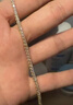 阿吉豆手鏈時(shí)尚極簡(jiǎn)風(fēng)幾何線(xiàn)條鋯石手鐲手飾輕奢高級感送女友老婆女神節 曬單實(shí)拍圖