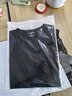 戰浩【2件】冰絲莫代爾棉短袖t恤男夏季青年薄純白色打底衫圓領(lǐng)半袖體 白色+黑色 XL 建議【135-150斤】 曬單實(shí)拍圖