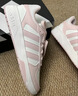adidas COURTBEAT場(chǎng)下休閑籃球風(fēng)板鞋男女阿迪達斯官方輕運動(dòng)   白色/沙棕粉   39 曬單實(shí)拍圖