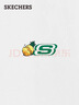 斯凱奇（Skechers）夏季男女同款時(shí)尚T恤衫透氣寬松圓領(lǐng)休閑短袖L226U044 曬單實(shí)拍圖