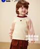 迷你巴拉男女童毛衣冬寶寶插肩袖毛衫嬰兒針織衫內搭 曬單實(shí)拍圖