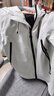 百圖（betu）女裝2026年春季新款短外套時(shí)尚戶(hù)外休閑連帽工裝外套女2602X05 淺灰 L （淺灰預售04/02發(fā)貨） 曬單實(shí)拍圖