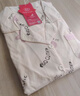 浪莎睡衣女10A抑菌春夏女士100%棉翻領(lǐng)開(kāi)衫長(cháng)袖長(cháng)褲家居服可外穿套裝 曬單實(shí)拍圖