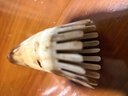 牛角世家牛角筒梳子家用按摩梳頭部通經(jīng)絡(luò )頭療頭皮洗頭梳拔筋刮療多功能 大號角尖梳（16-22厘米） 曬單實(shí)拍圖