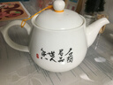祥燕（xiangyan）大容量家居茶壺帶過(guò)濾網(wǎng)1000ml辦公茶水壺大號泡茶壺白瓷冷水壺 蘭香 曬單實(shí)拍圖