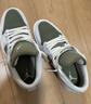 Jordan男休閑鞋 倒鉤秋冬配色AJ1 JORDAN 1運動(dòng)鞋HV4089-201摩卡綠40 曬單實(shí)拍圖