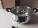 蘇泊爾（SUPOR）湯鍋加厚304不銹鋼燉鍋雙耳防燙煮粥煮面鍋燃氣電磁爐通用ST24H3 曬單實(shí)拍圖
