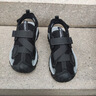 楓葉楓葉男鞋涼鞋男春季新款透氣防滑戶(hù)外包頭沙灘鞋厚底軟底休閑鞋男 黑色 【標準皮鞋碼】 41 曬單實(shí)拍圖