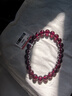 石玥珠寶收藏級7-8mm巴西紫牙烏石榴石手鏈轉運珠天然手串男女士款禮物 曬單實(shí)拍圖