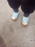 基諾浦幼兒園超護鞋春秋款學(xué)步鞋男女寶寶鞋子GW1783 冰藍_安靜綠_沙礫棕_棉白 23 145mm 適合腳長(cháng)140-150mm 曬單實(shí)拍圖