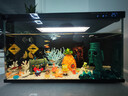 畫(huà)法幾何米家智能魚(yú)缸造景裝飾海綿寶寶擺件菠蘿屋躲避繁殖屋卡通公仔用品 海綿寶寶9件套 曬單實(shí)拍圖