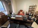 帕佑實(shí)木書(shū)桌椅組合大班臺高端家用書(shū)法繪畫(huà)桌寫(xiě)字臺老板辦公桌椅組合 大班臺【免費送裝】 【烏金木】 曬單實(shí)拍圖