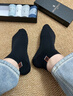 夢(mèng)特嬌襪子男夏季100%純棉10A抗菌防臭短襪艾草精油襪休閑運動(dòng)透氣船襪 曬單實(shí)拍圖