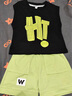 G.duck小黃鴨男童夏裝套裝2024新款兒童衣服韓版時(shí)尚一歲寶寶運動(dòng)兩件套 黑色 90 尺碼1~2歲【 80-90cm】 曬單實(shí)拍圖
