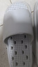 DMPD浴室防滑拖鞋男夏季新款洗澡漏水速干按摩居家用不臭腳耐磨拖鞋女 灰色【漏水型】 40-41 (255mm)（正碼） 曬單實(shí)拍圖