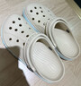 卡駱馳（CROCS）【采銷(xiāo)直播】洞洞鞋貝雅卡駱班輕便耐磨一腳蹬休閑鞋|205089 冬日白/彩色-1LI 37 /38(230mm) 曬單實(shí)拍圖