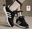 adidas RUN 60s 2.0復古休閑舒適跑步鞋男女阿迪達斯官方輕運動(dòng)   黑/白   42.5 曬單實(shí)拍圖