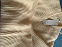 優(yōu)衣庫女裝V領(lǐng)針織衫/毛衣毛衫479231 01 乳白色 2XL /165/100B 曬單實(shí)拍圖