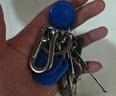 YORA304不銹鋼萬(wàn)向鑰匙扣男士腰掛汽車(chē)鑰匙鏈圈環(huán)高檔鎖匙扣創(chuàng  )意掛件 曬單實(shí)拍圖