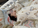 威爾貝魯（WELLBER）新生兒防驚跳睡袋嬰兒0-6個(gè)月包裹式包巾投降式四季包單 小天使L 曬單實(shí)拍圖