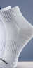 川崎（KAWASAKI）羽毛球襪襪子男毛巾底運動(dòng)中襪6323（三雙裝)  白藍灰 均碼 曬單實(shí)拍圖