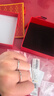 中國黃金（CHINA GOLD）S925銀莫比烏斯情侶戒指緣定三生男女指環(huán)婦女節生日禮物送女友 【今/次日達】緣定三生情侶戒指 曬單實(shí)拍圖