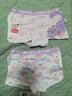 莫代爾兒童內褲女童100%純棉底襠a類(lèi)女孩學(xué)生10A抑菌平角短褲寶寶中大童 曬單實(shí)拍圖