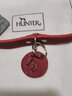 HUNTER德國進(jìn)口奧爾堡系列真皮狗狗項圈寵物大中小型犬脖圈頸圈狗圈狗鏈 辣椒紅 S【頸圍32–37cm，寬1.6cm】 曬單實(shí)拍圖