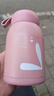 【京東物流送貨上門(mén)】萌萌兔卡通水杯女牛奶玻璃杯創(chuàng  )意便攜杯子 粉色萌萌兔 330ml 1只 曬單實(shí)拍圖