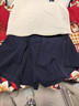 迷你巴拉巴拉短袖套裝女童速干學(xué)院風(fēng)短褲兩件套夏季【涼感抑菌】 珍珠白10201 110 曬單實(shí)拍圖