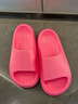 樸西拖鞋女款室內家居抗皺浴室洗澡防滑不臭腳軟底踩屎感情侶大碼涼拖 樹(shù)莓紅 37-38 曬單實(shí)拍圖