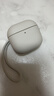 MUJI 耳機殼 適用于A(yíng)irPods 4 耳機保護套 蘋(píng)果耳機 apple 分體 帶掛繩 灰白色 曬單實(shí)拍圖