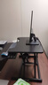 樂(lè )歌升降實(shí)驗桌電腦桌站立辦公升降臺坐站交替家用可折疊桌MX1雅黑 曬單實(shí)拍圖