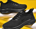 雙星八特跑步鞋男春秋透氣百搭運動(dòng)鞋子男輕便上班休閑鞋工作男鞋 黑色 42 曬單實(shí)拍圖