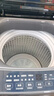 海爾（Haier）直驅變頻10公斤波輪洗衣機全自動(dòng)中途添衣桶自潔一級能效智能稱(chēng)重 超凈洗線(xiàn)屑過(guò)濾器以舊換新 8KG 直驅變頻+七維減震+漩瀑洗+抗菌除螨 波輪 曬單實(shí)拍圖