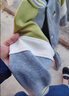嘟嘟家兒童套裝春款潮流男童棒球服外套春裝寶寶衛褲女童褲子 麻灰色130 曬單實(shí)拍圖