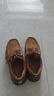 駱駝（CAMEL）磨砂牛皮男士工裝大頭休閑皮鞋 G13A307163 駝色 41  曬單實(shí)拍圖