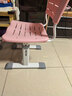得力（deli）KF503-L兒童學(xué)習桌椅 學(xué)校課桌椅學(xué)生家用寫(xiě)字桌作業(yè)椅可升降(粉) 曬單實(shí)拍圖