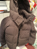 波司登羽絨服女士90絨加厚脫卸帽修身短款休閑百搭保暖外套 曬單實(shí)拍圖