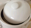京東京造 燉盅【傳統瓦罐】陶瓷蒸蛋輔食帶蓋贈勺子 瓦罐450ML白色2只裝 曬單實(shí)拍圖
