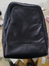 真皮男士雙肩包頭層牛皮旅行背包時(shí)尚潮流書(shū)包韓版商務(wù)電腦包 黑色 曬單實(shí)拍圖