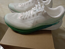 特步一體成型3代體考跑步鞋男25年新款耐磨防滑學(xué)生跑鞋女鞋 經(jīng)典白/水鴨青-輕舟已過(guò)【男】 42 曬單實(shí)拍圖