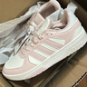 adidas COURTBEAT場(chǎng)下休閑籃球風(fēng)板鞋男女阿迪達斯官方輕運動(dòng)   白色/沙棕粉   36.5 曬單實(shí)拍圖