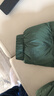 千仞崗冬季羽絨服亮面面包服撞色短款立領(lǐng)時(shí)尚潮流百搭休閑保暖防寒服女 海藻綠 S (160) 曬單實(shí)拍圖