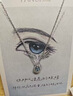 范琦（Fanci）藍眼淚項鏈水滴簡(jiǎn)約銀項鏈女款輕奢高級感吊墜生日禮物送女朋友 曬單實(shí)拍圖