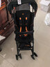 好孩子（gb）口袋車(chē)?嬰兒推車(chē)可登機遛娃輕便折疊帶減震旅行車(chē)6個(gè)月-4歲 黑橙 曬單實(shí)拍圖