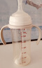 貝親ppsu奶瓶 新生兒奶瓶 寬口徑寶寶水瓶 嬰兒喝奶瓶 兒童離乳吸管瓶 330ML帶吸管重力球吸嘴（12個(gè)月+） 曬單實(shí)拍圖