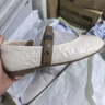 天美意羊脂軟糖羊皮復古瑪麗珍軟底小皮鞋平底鞋女淺口單鞋2026春季新款 雙子扣款-米白（羊皮） 35 曬單實(shí)拍圖