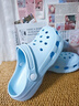 潔麗雅護士洞洞鞋女夏季2026新款涼鞋外穿防滑手術(shù)室醫護包頭涼拖鞋男夏 天空藍 38-39 【標準碼】 曬單實(shí)拍圖